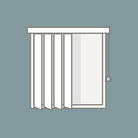 medium vertical blind icon