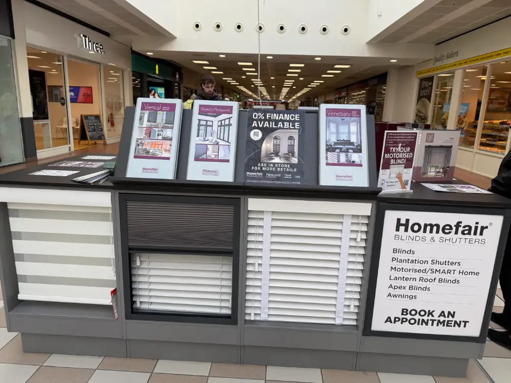 Homefair Blinds & Shutters Hartlepool Showroom