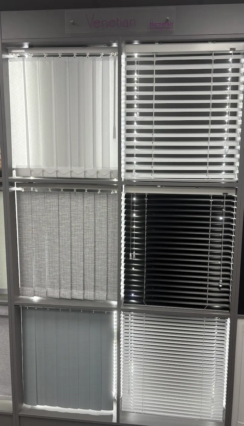 homefair blinds Bishop Auckland showroom inside