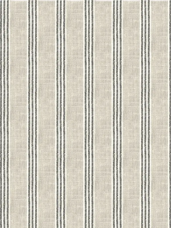 George Stripe Print Charcoal