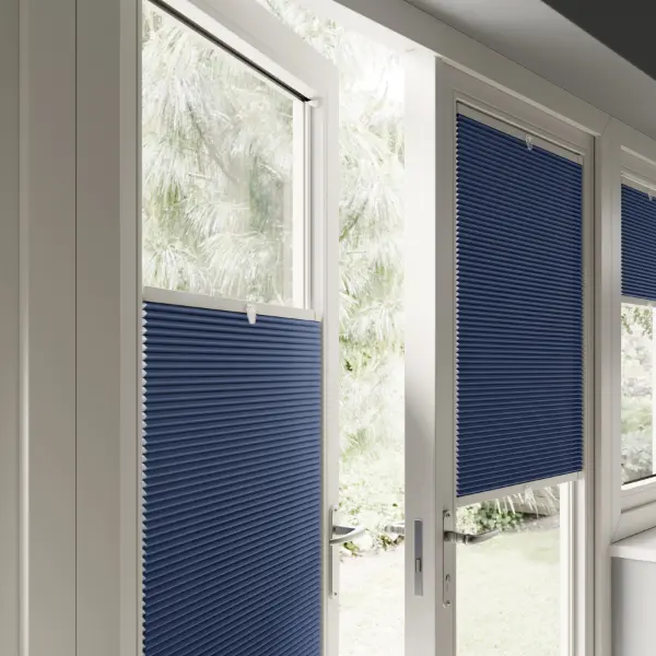 fittoframe pleated hudson royal blue kitchen