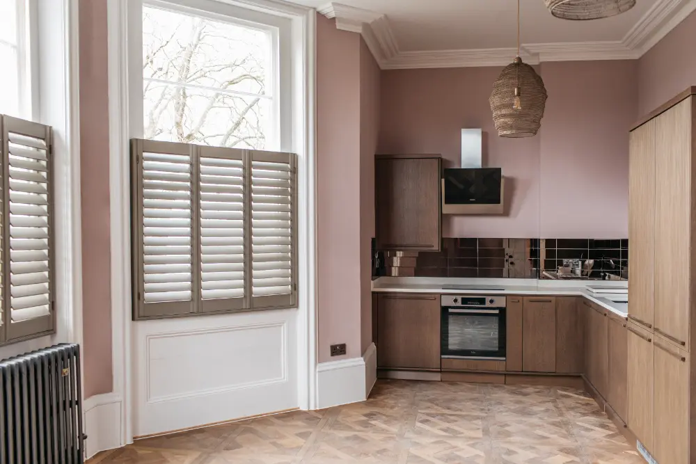 kitchen cafe style shutters