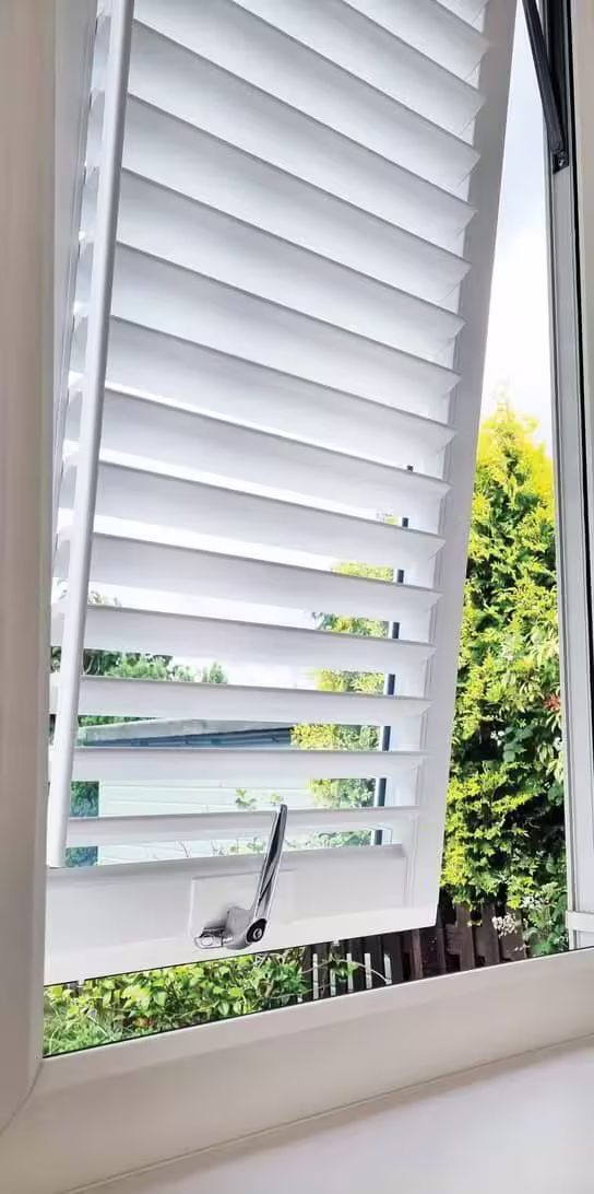 perfect fit shutters on window